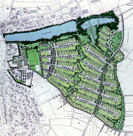 Städtebaulicher Ideenwettbewerb Neubaugebiet „Gerbersleithe“ Marktgemeinde Weisendorf, 2. Preis